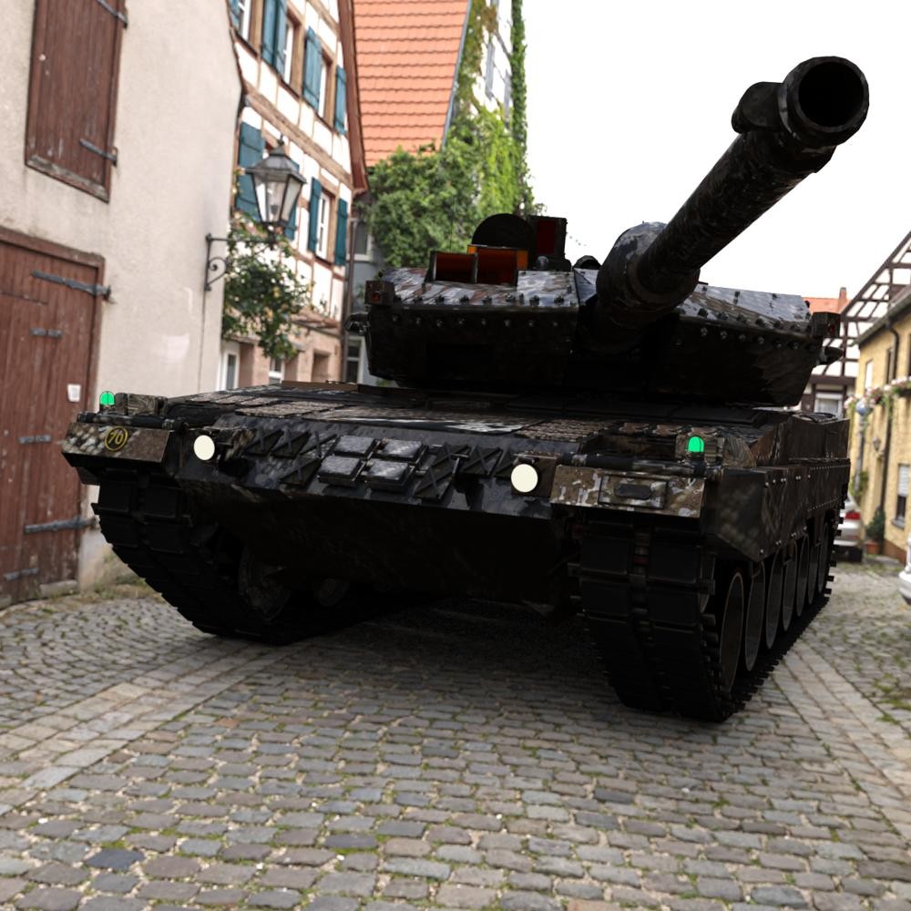 Leopard Tank For Daz Studio Daz D