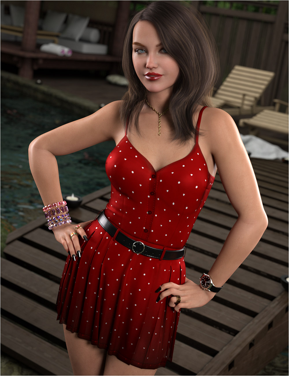 Sundress Textures For Dforce Su Slip Dress Daz D