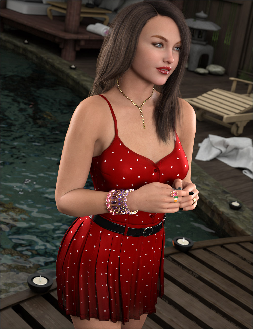 Sundress Textures For Dforce Su Slip Dress Daz D