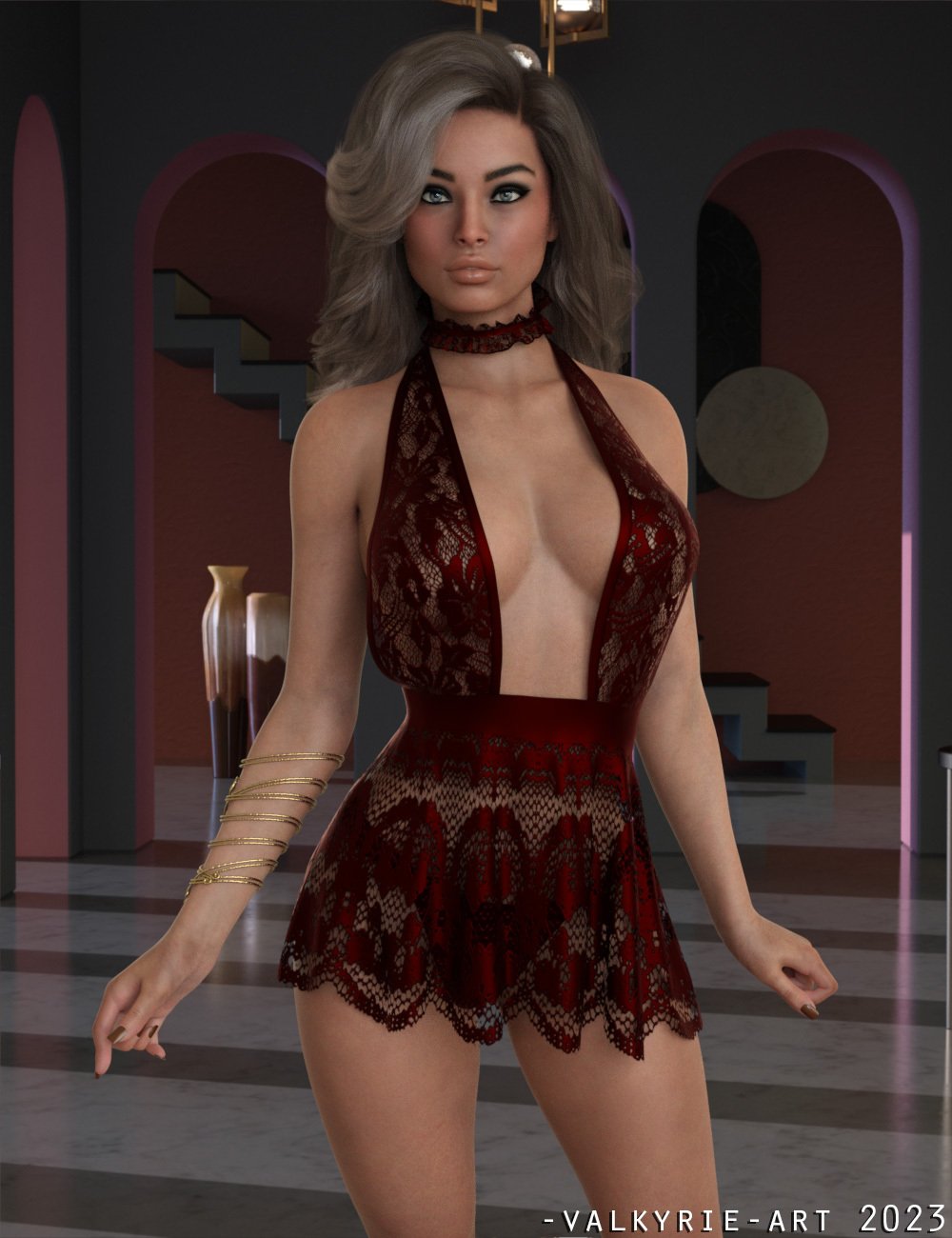 InStyle Dforce Passion Crush Lingerie Genesis 8 Daz 3D