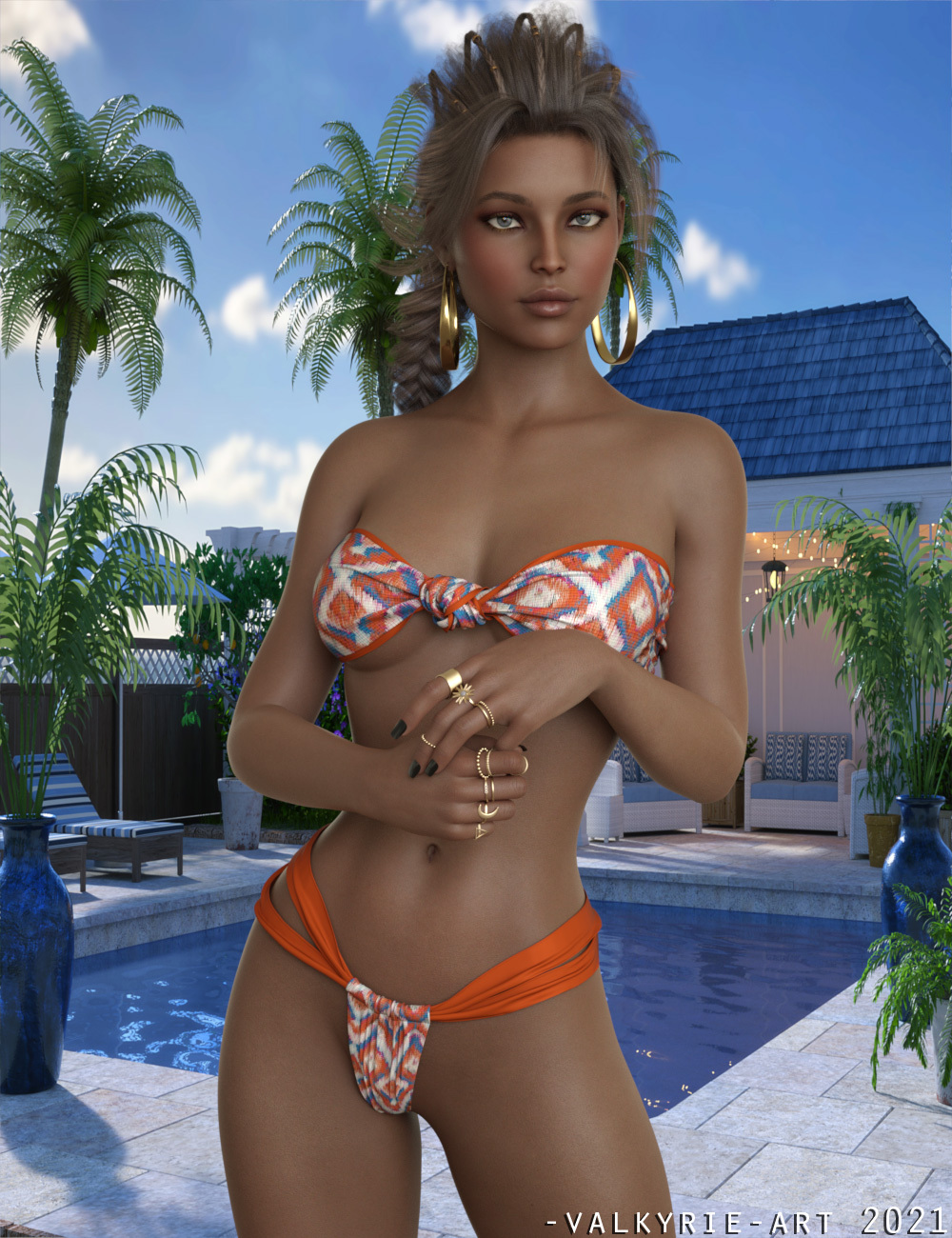 Instyle Sweet Simple Bikini For Genesis Female S Daz D