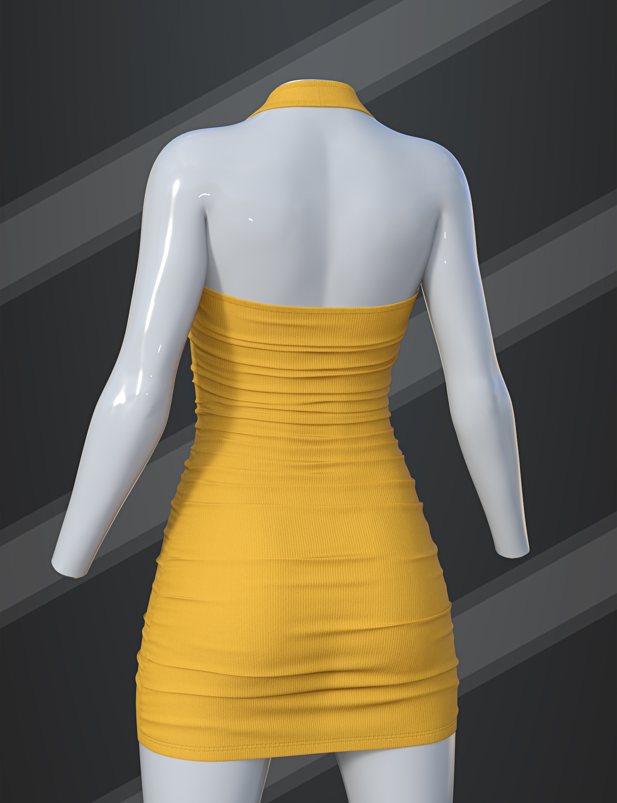 Dforce Su Halter Dress For Genesis And Female Daz D