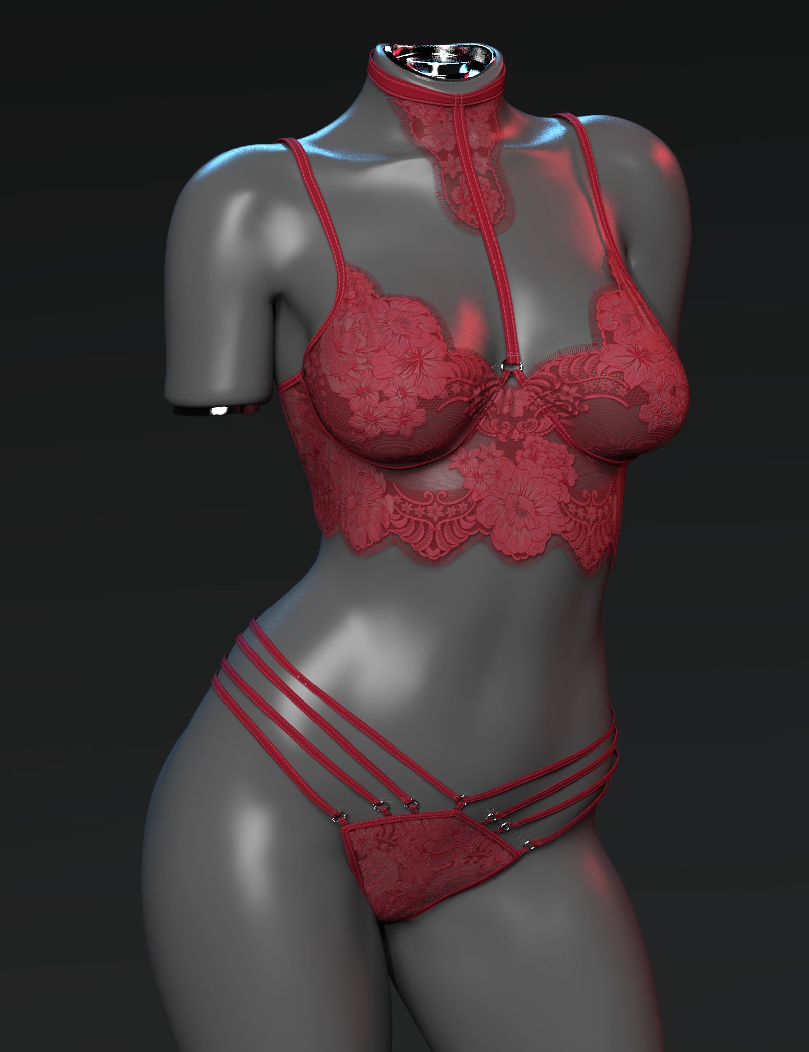 X Fashion Andressa Lingerie For Genesis Daz D