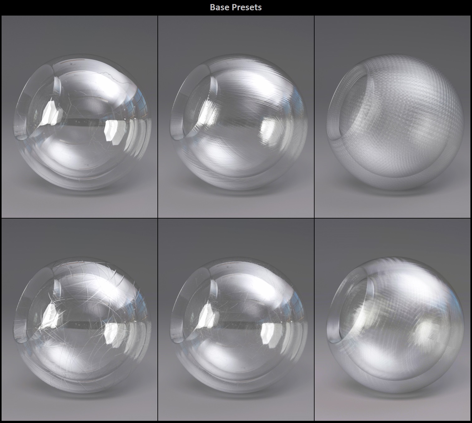 SFD PBR Iray Glass Shader Presets Daz 3D