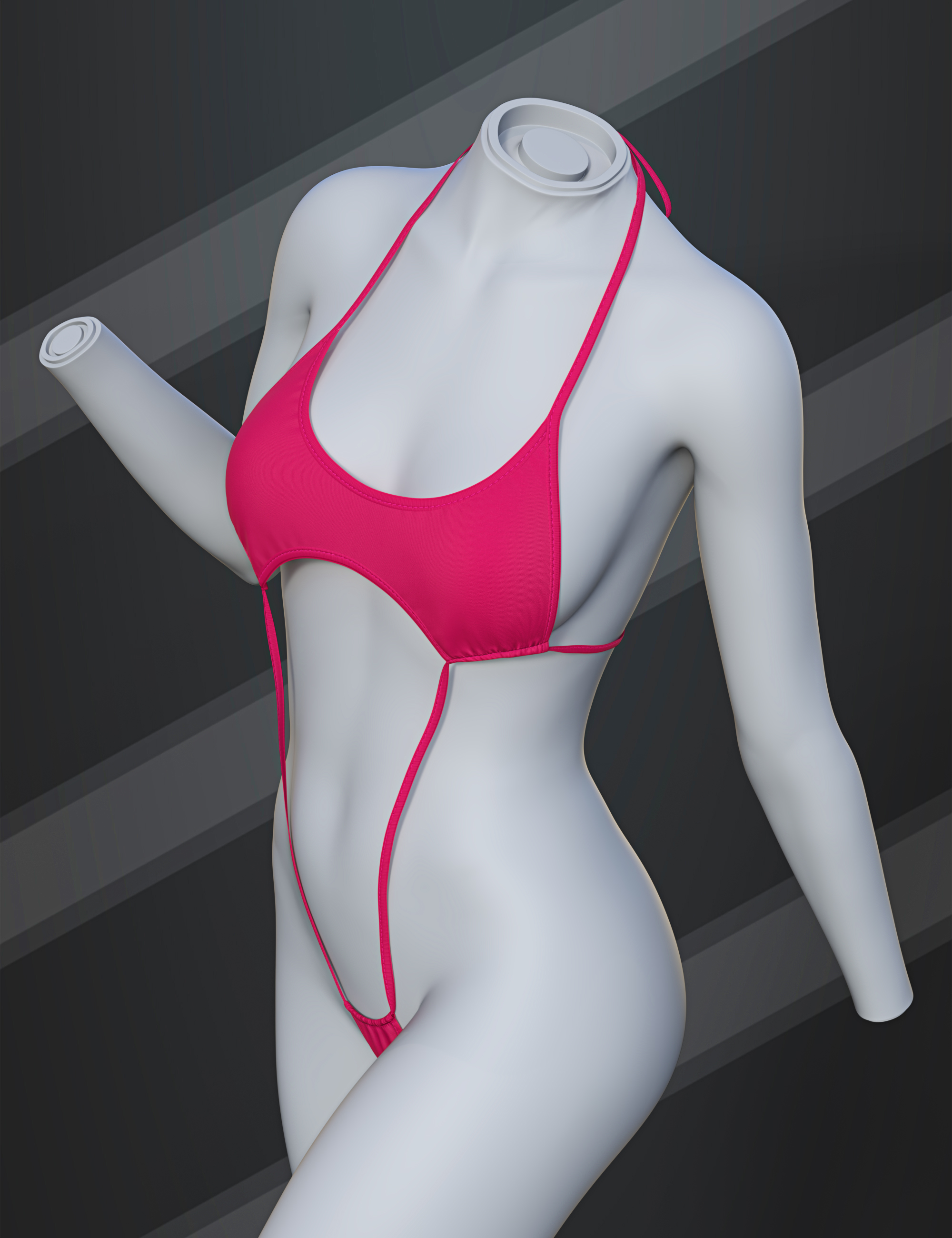 DForce SU Summer Sexy Swimsuit For Genesis 9 8 1 And 8 Female Daz 3D