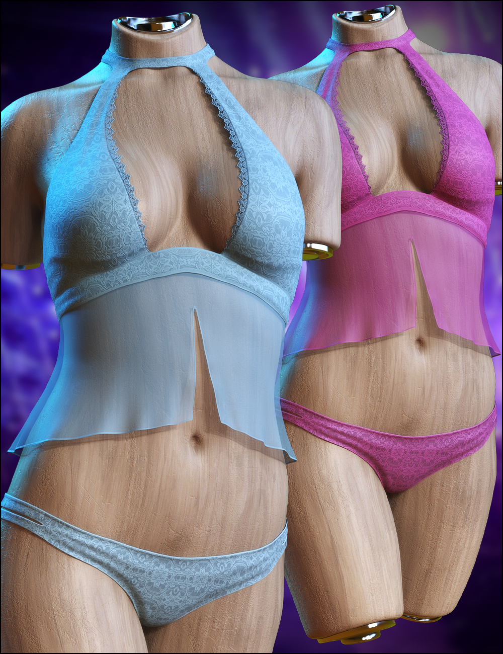 Dforce La Rose Lingerie Set For Genesis Daz D