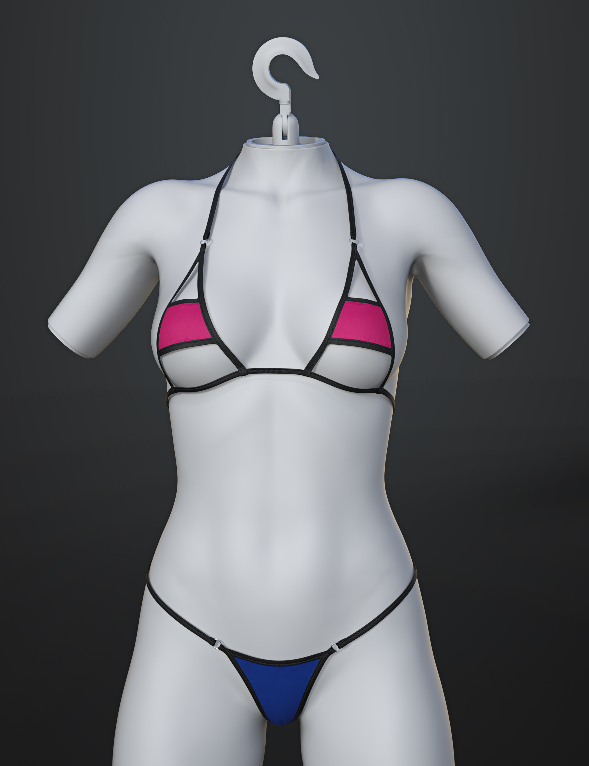 DForce SU Line Bikini For Genesis 9 8 1 And 8 Female Daz 3D