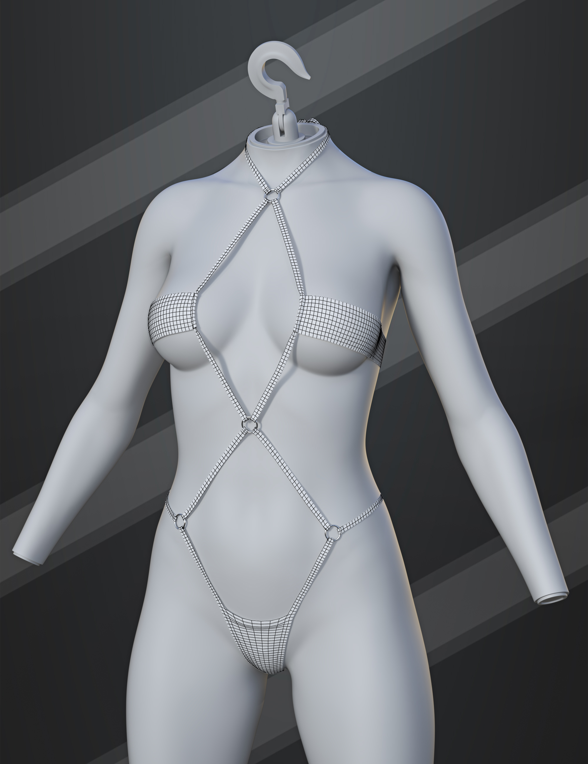 DForce SU Sexy Line Bikini For Genesis 9 8 1 And 8 Female Daz 3D