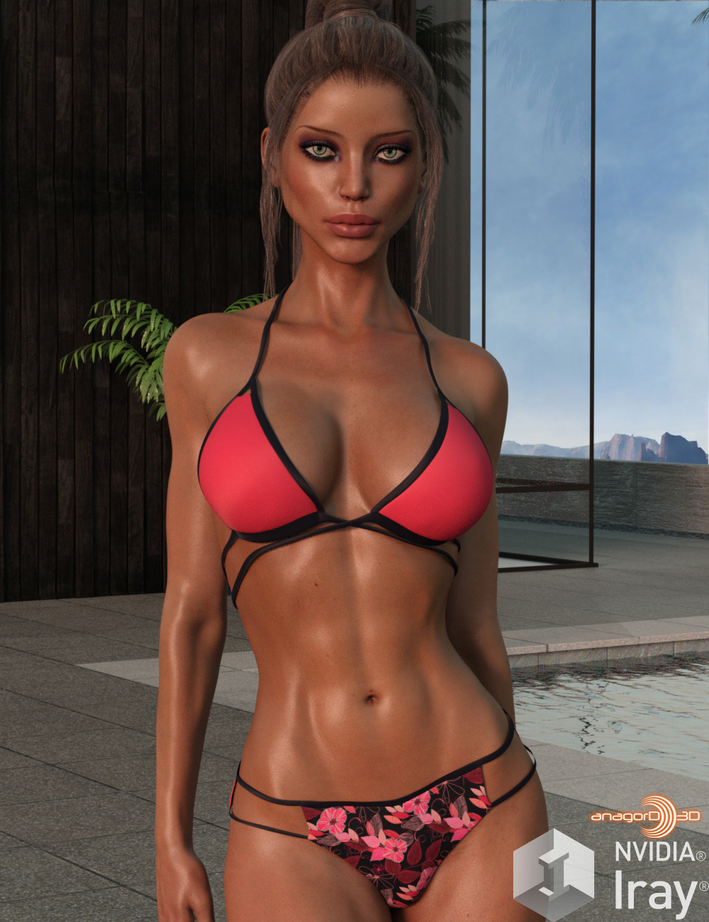 VERSUS Ozone Bikini For Genesis 3 Female S Daz 3D