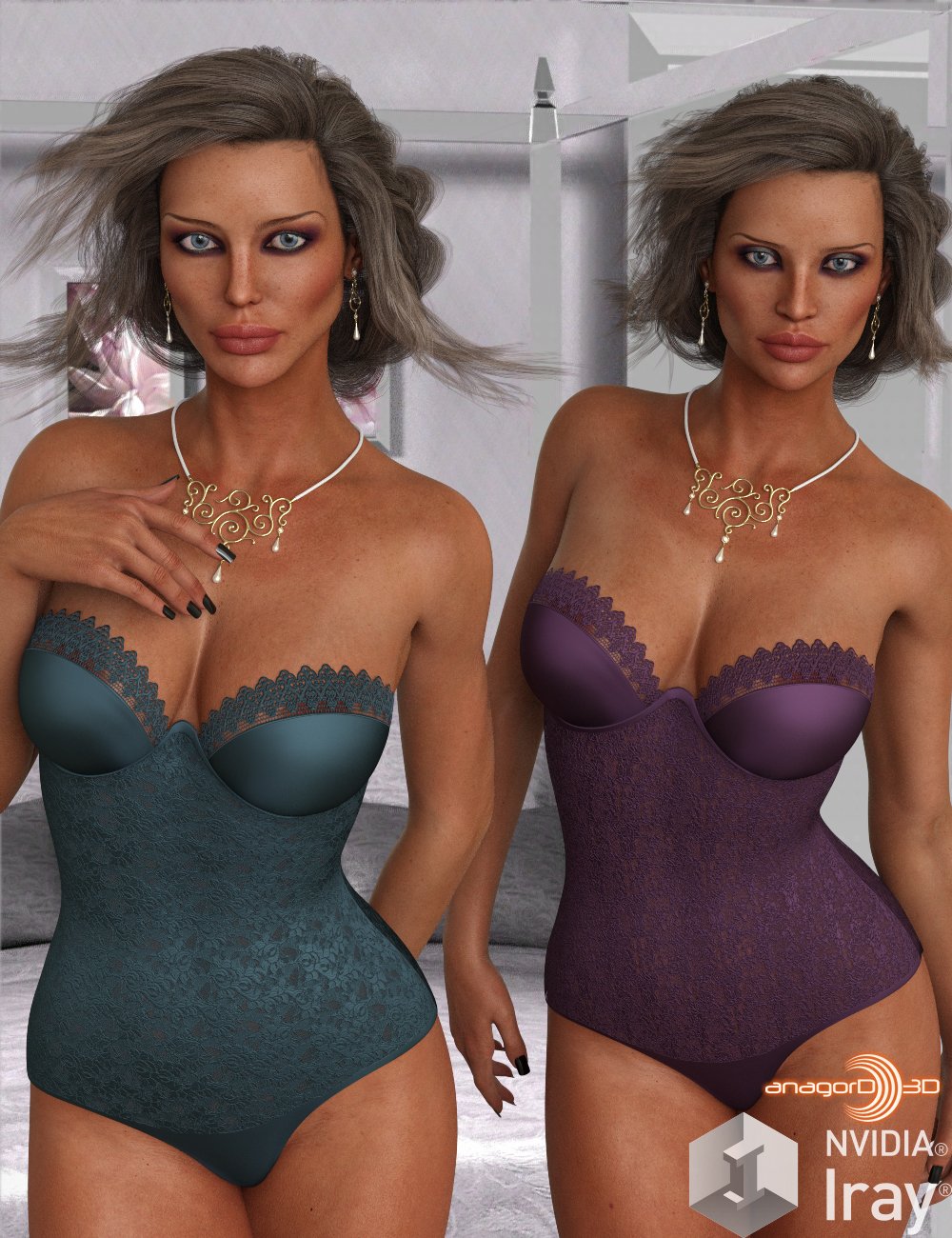 VERSUS Diva Lingerie For Genesis 8 Females Daz 3D