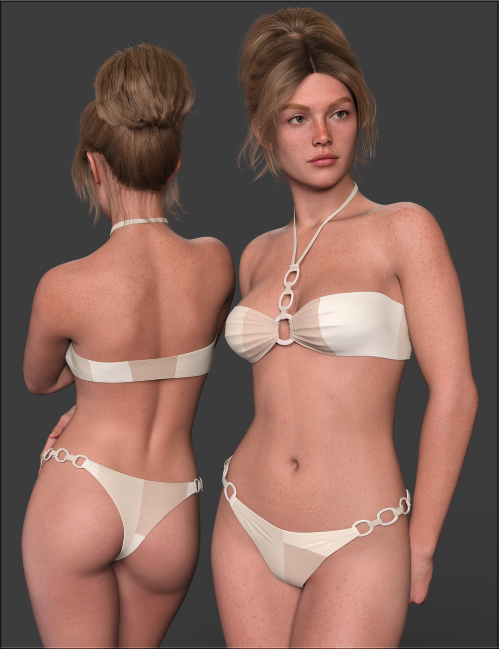 Faxhion Ava Rings Bikini For Genesis Daz D