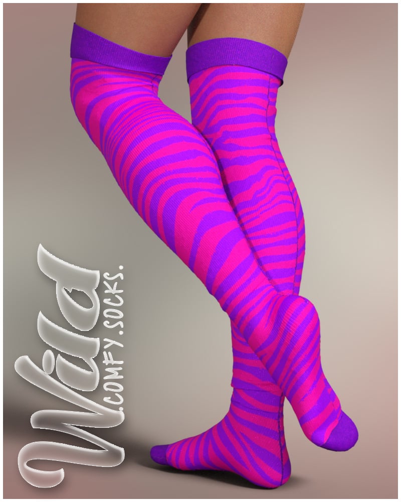 Wild Lf Comfy Socks G F Daz D