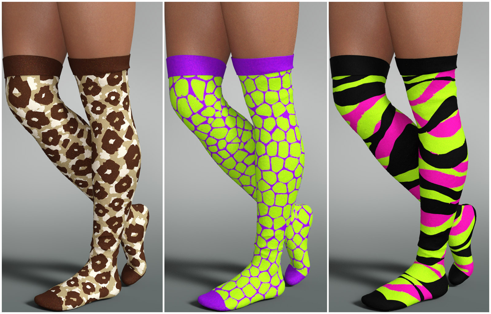 Wild LF Comfy Socks G8F Daz 3D