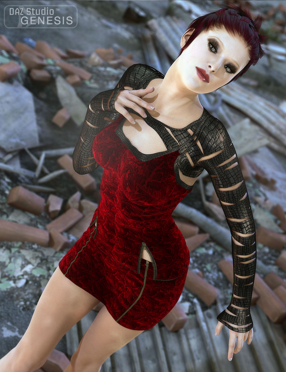 Goth Chick Daz 3D