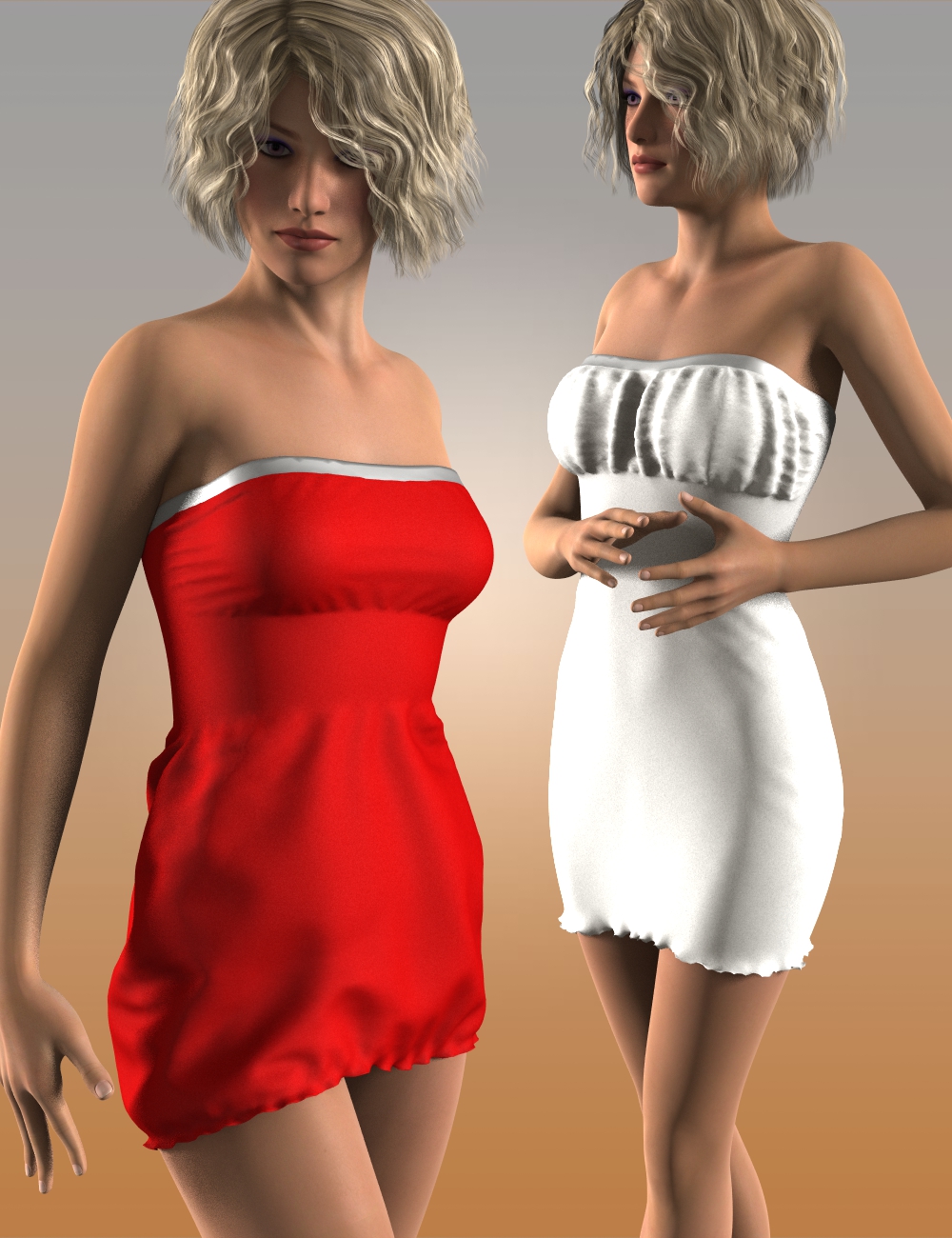 Slinky Tube Dress For Genesis 2 Female S Daz 3D