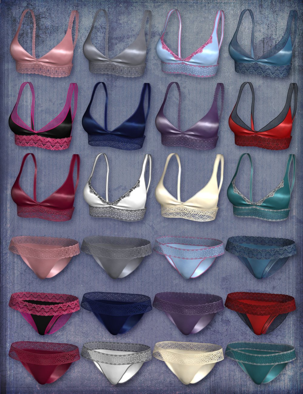 Dreamy Lingerie Textures Daz D