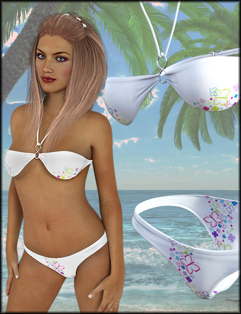 Halter Neck Bikini Textures Daz D