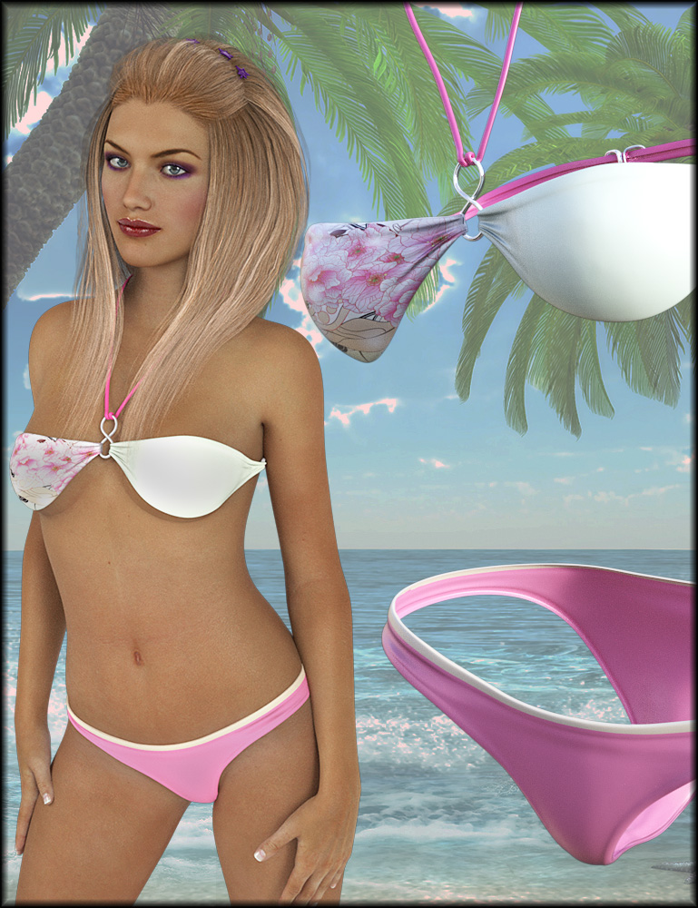 Halter Neck Bikini Textures Daz D