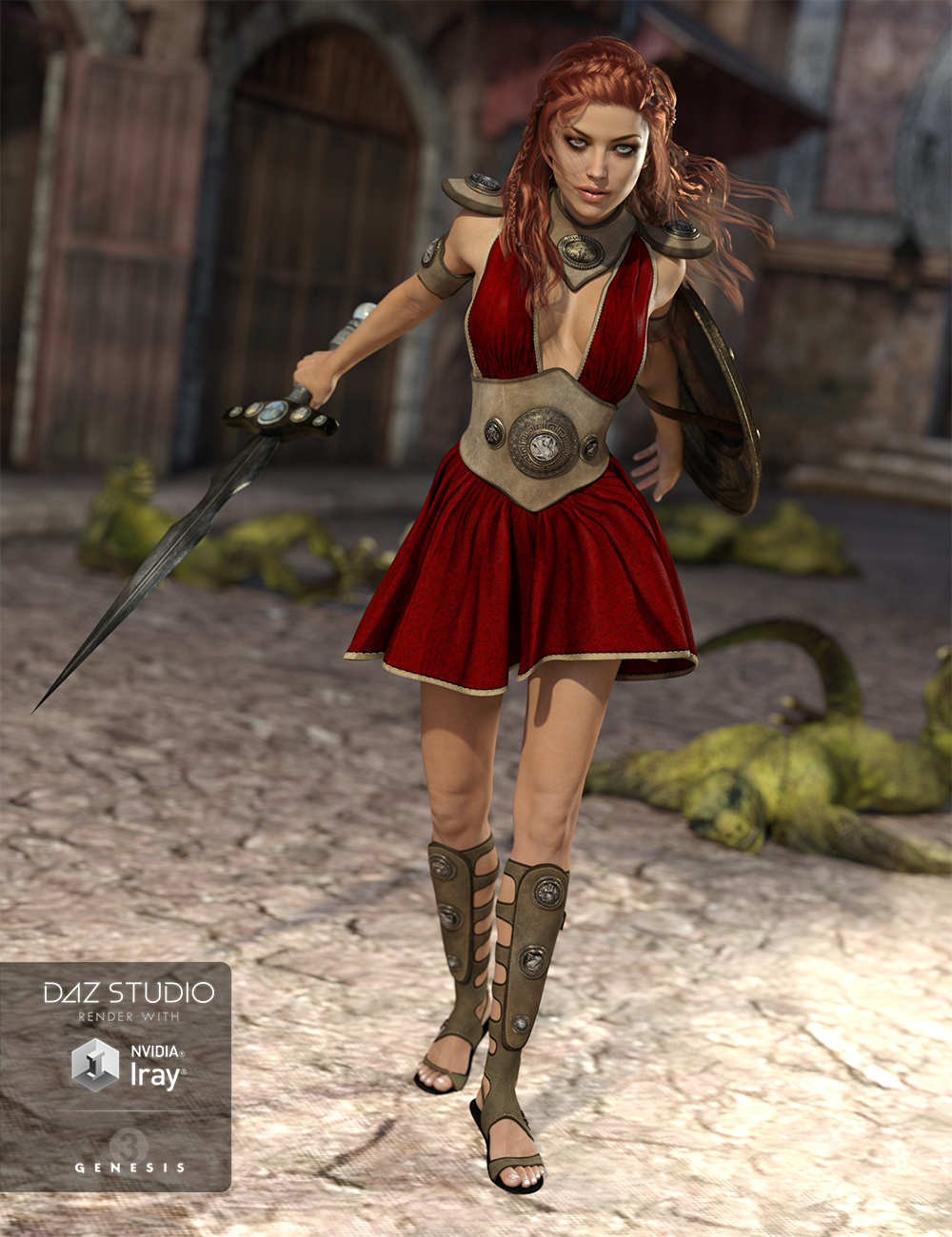 Gladiator Goddess Textures Daz D