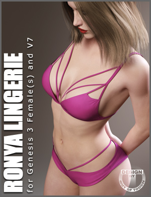 Ronya Lingerie For Genesis Female S Daz D