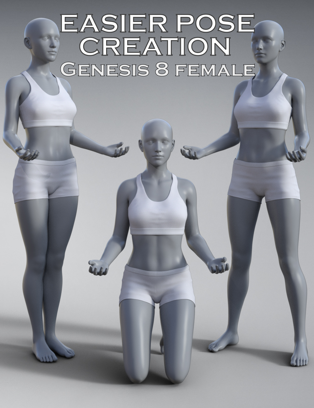 Standing Poses For G G And V D Models For Poser And Daz Studio