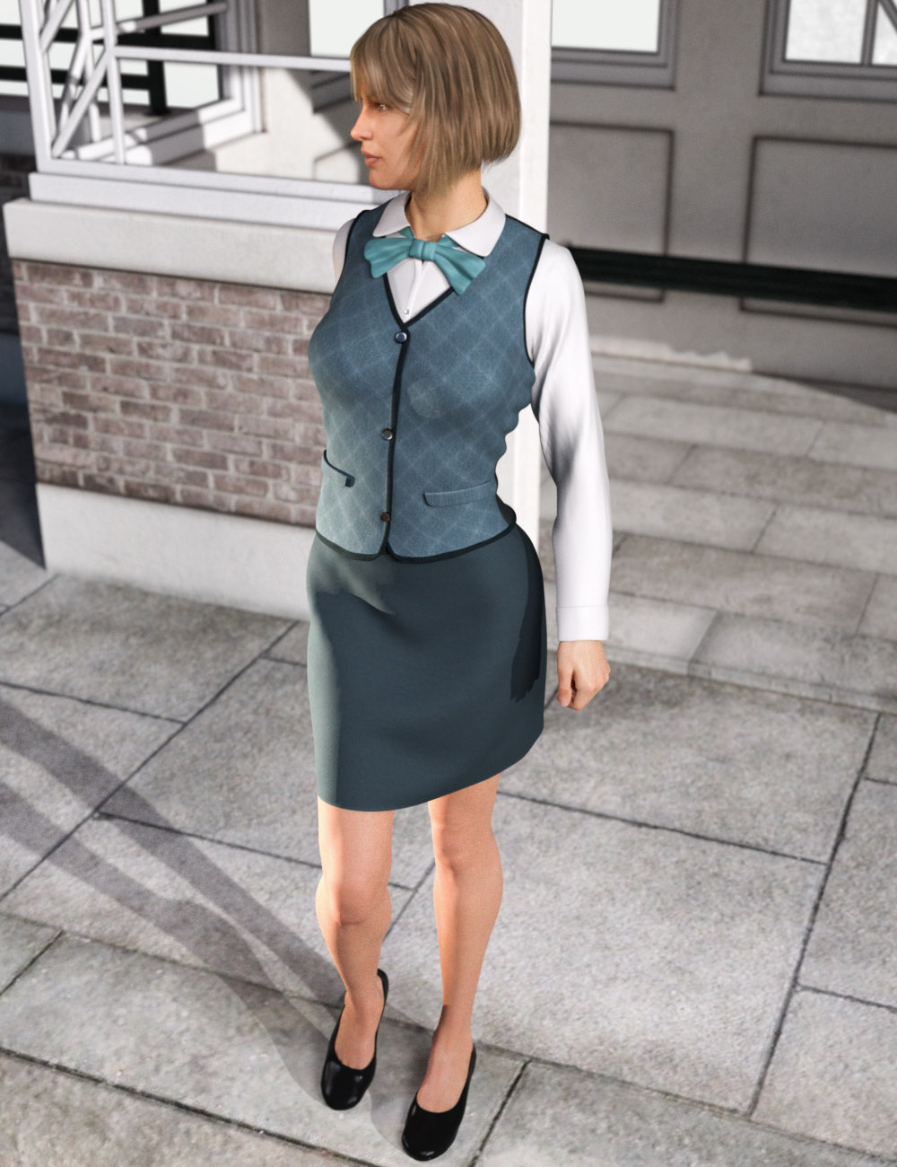 Dforce Office Outfit For Genesis Female S Daz D