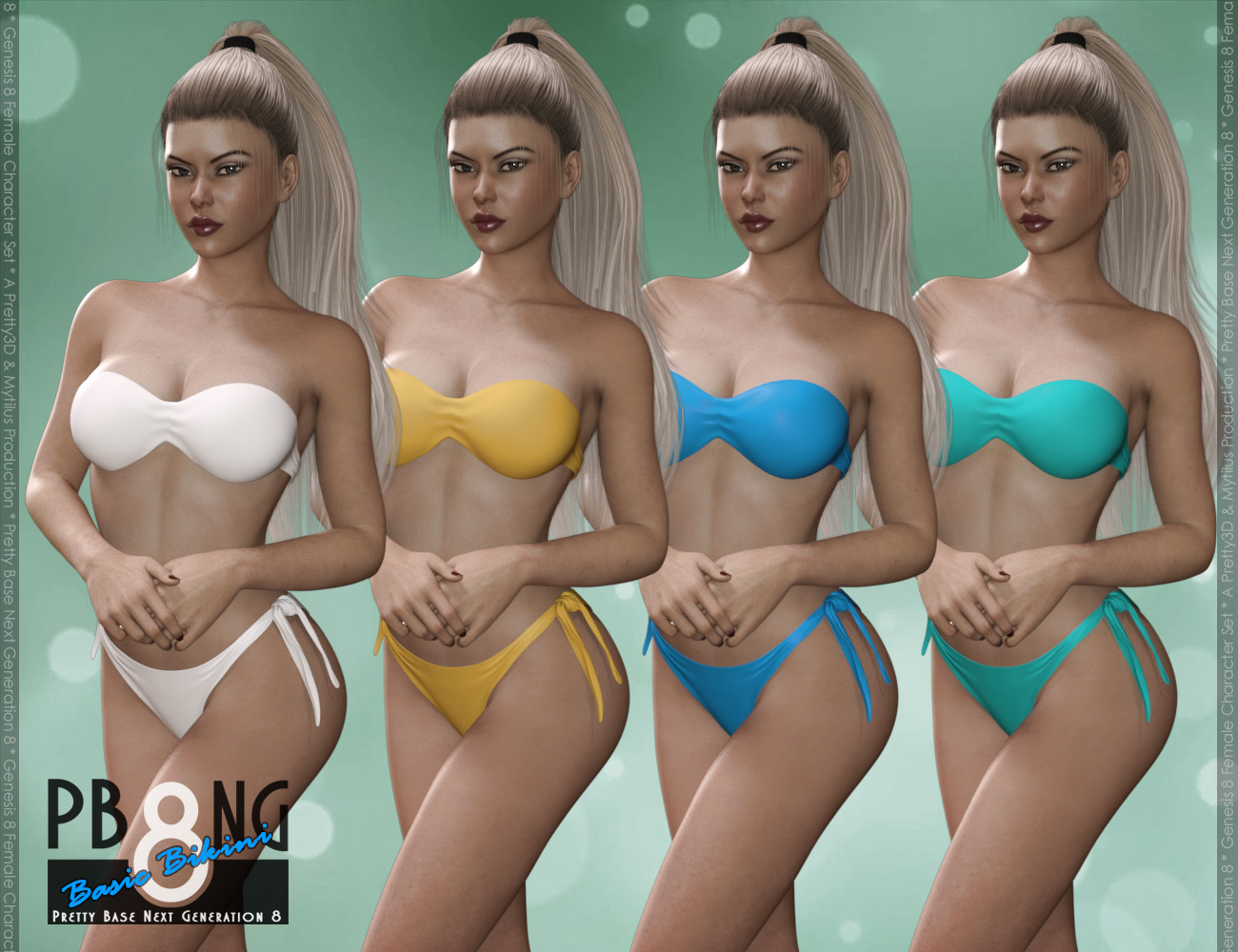 Pretty Base Ng Basic Bikini For Genesis Female S Daz D