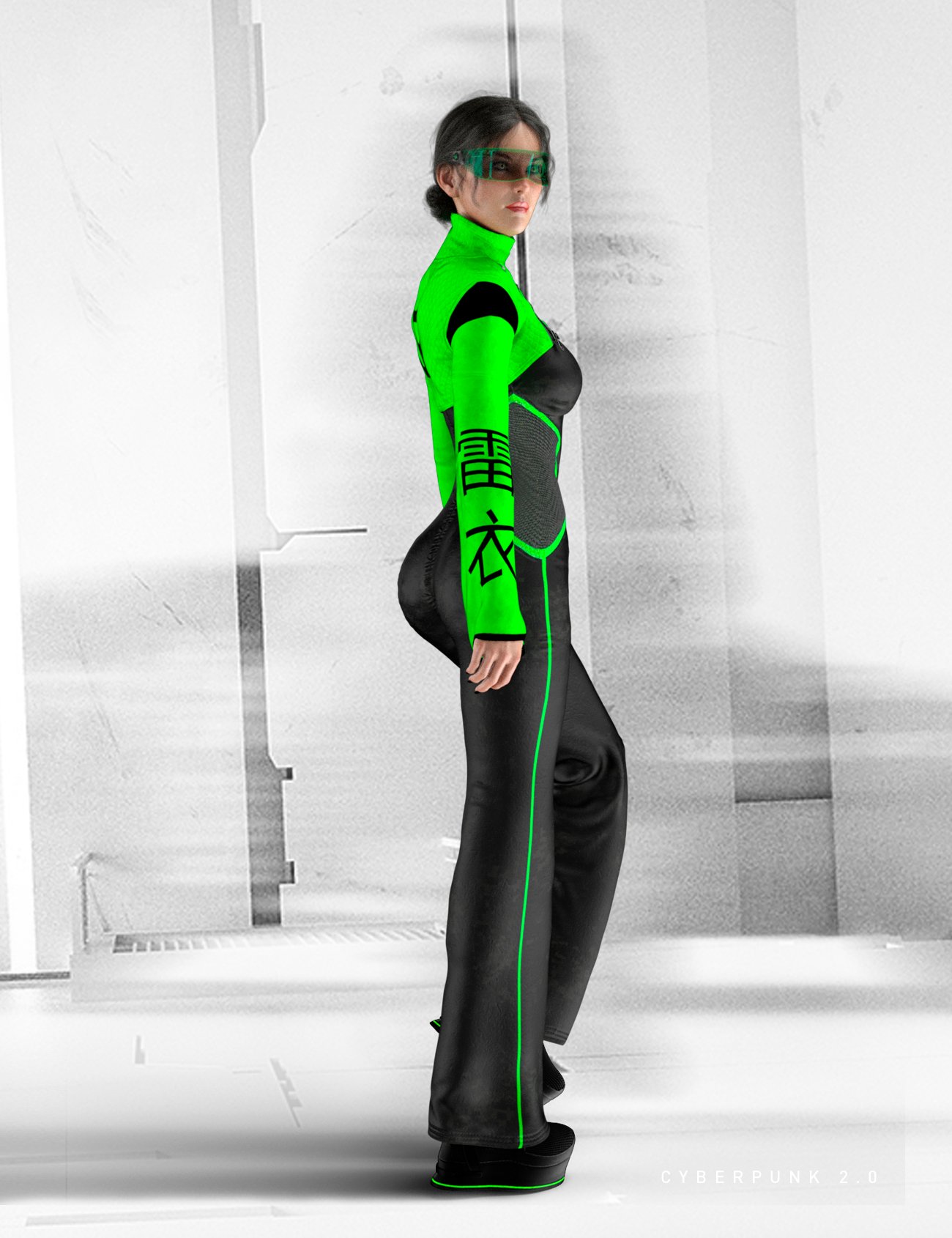 Dforce X Fashion Cyberpunk Outfit For Genesis Female S Daz D