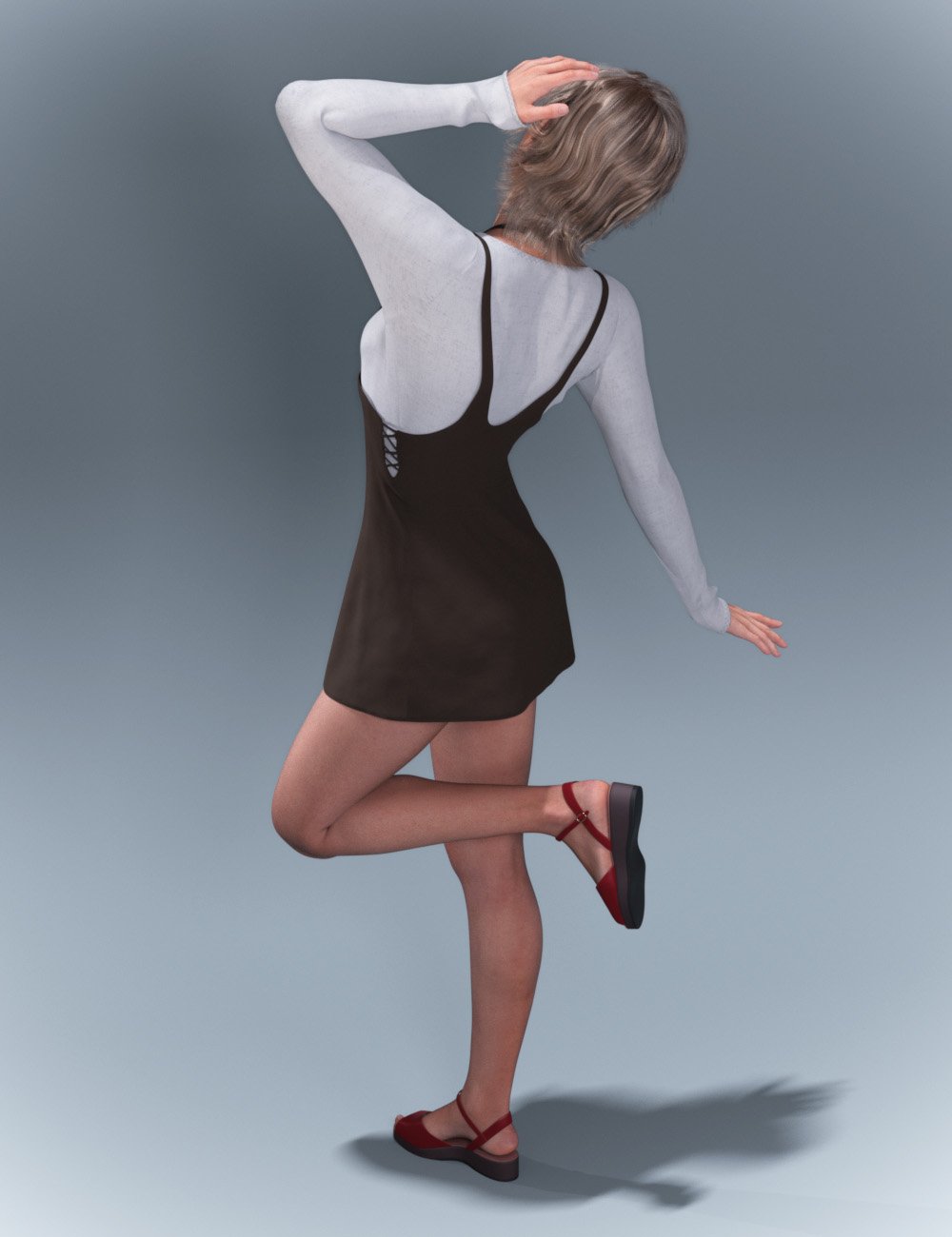 Dforce Office Idle Clothing For Genesis And Females Daz D