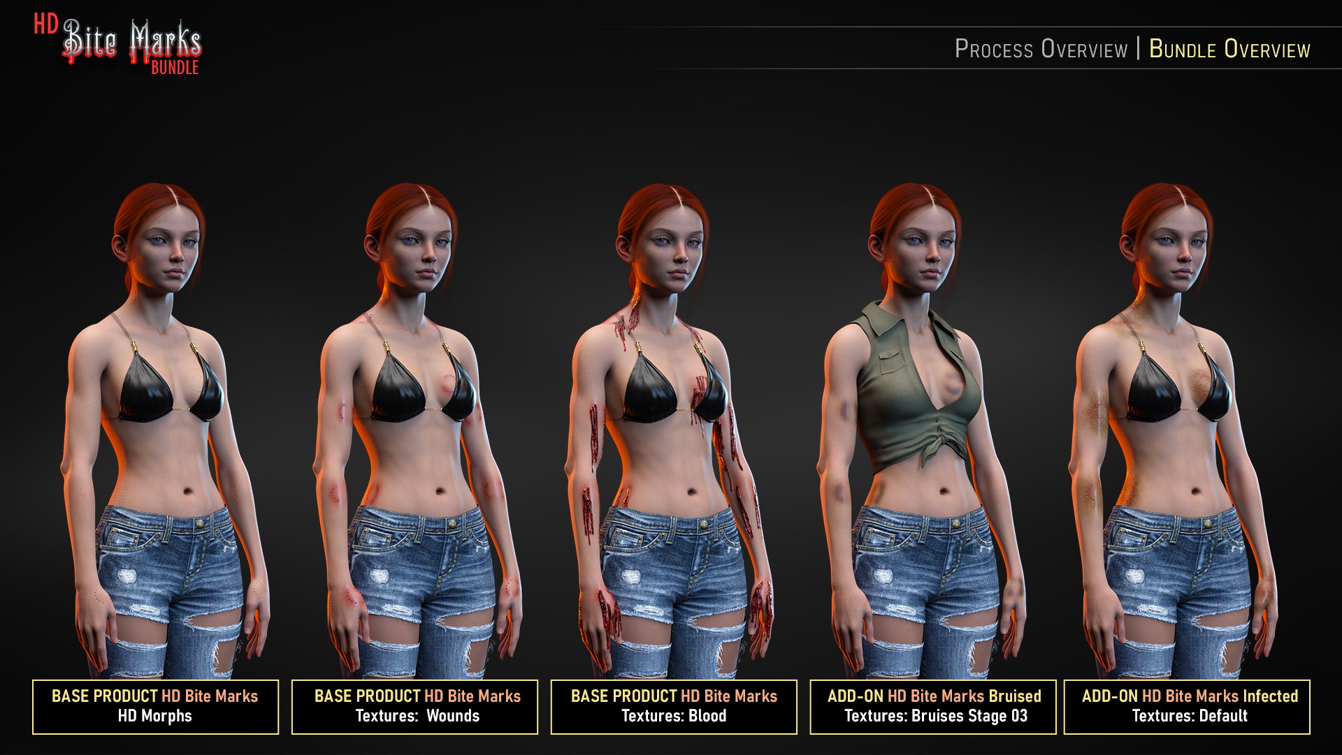 Hd Bite Marks Bundle For Genesis And Female Daz D