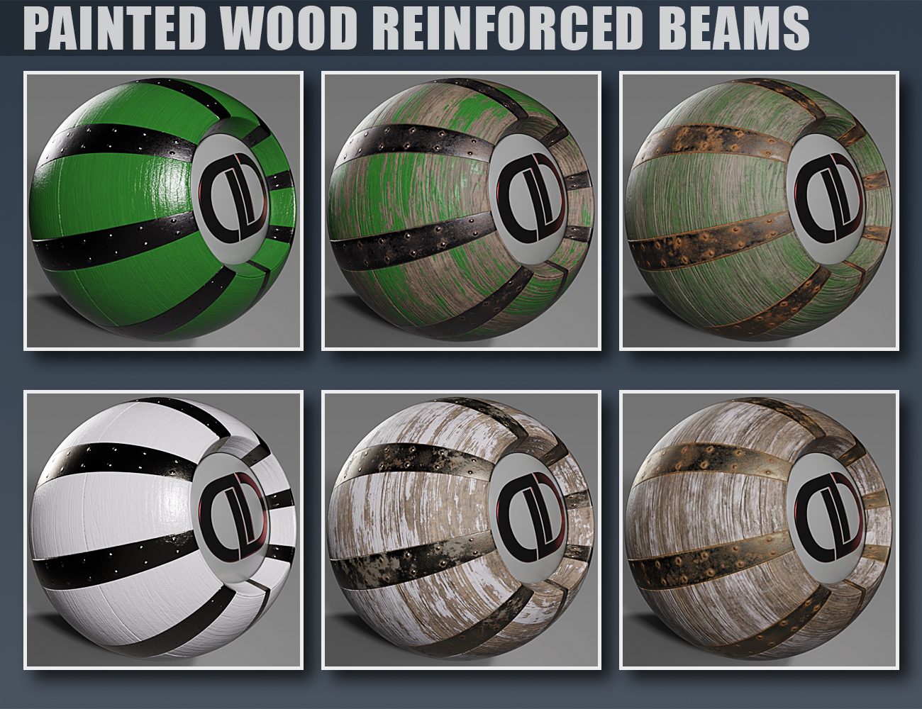 Dd Pbr Painted Wood Shaders For Iray Vol Daz D