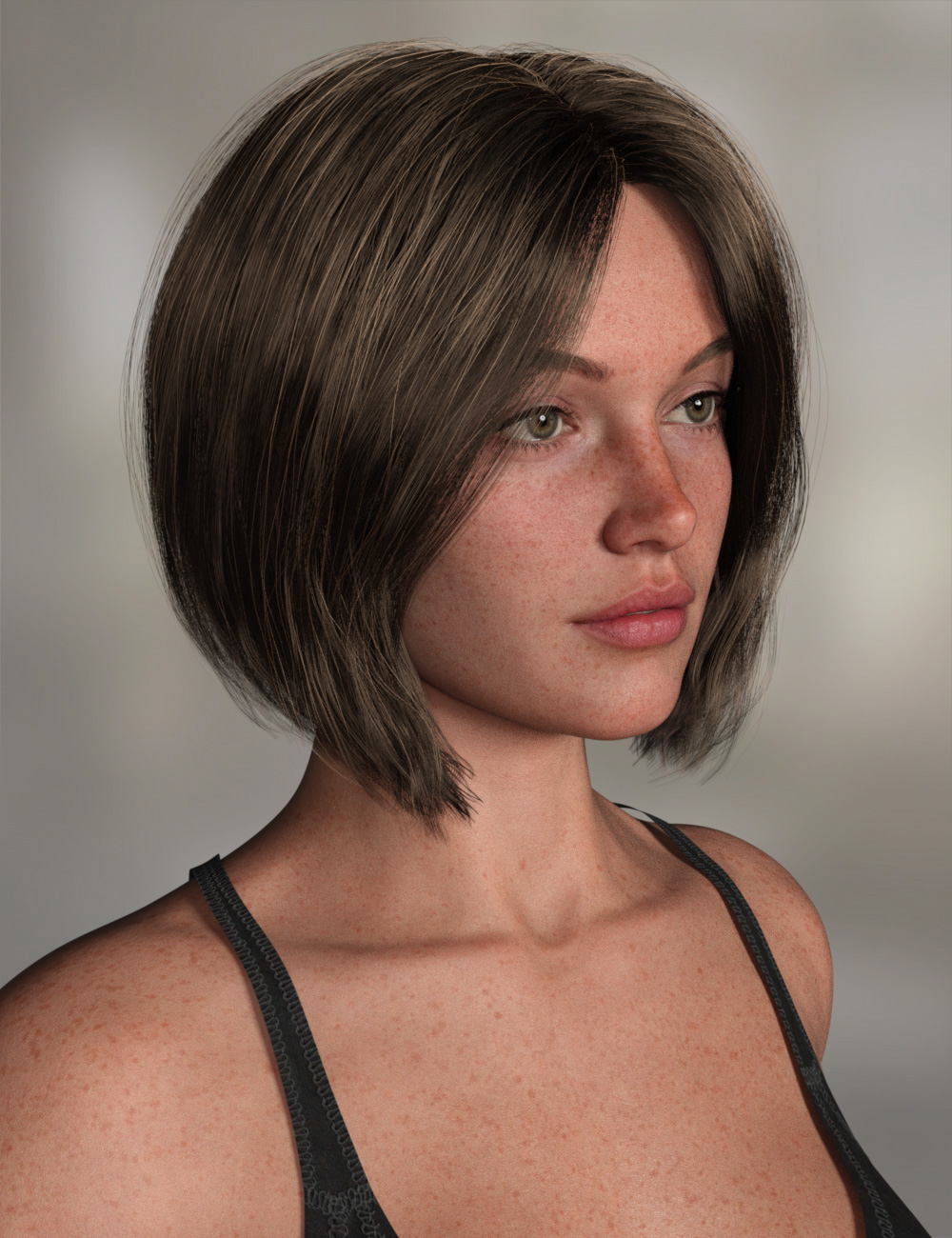 Mrl Dforce Layered Bob Hair For Genesis Daz D