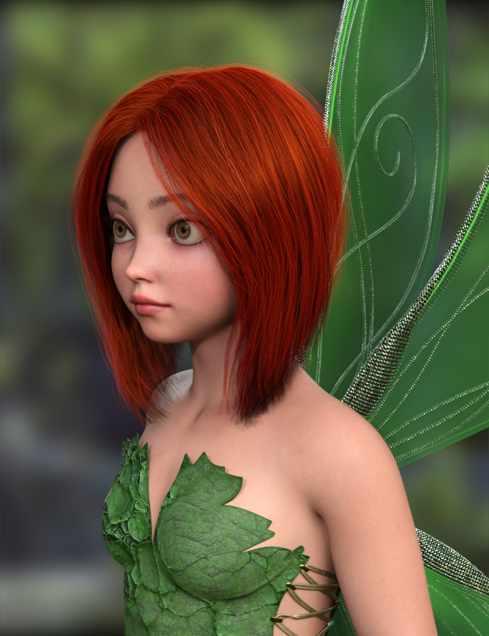 Mrl Dforce Layered Bob Hair For Genesis Daz D