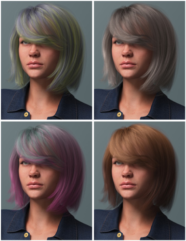 Spring Style Bob Hair Color Expansion Daz D