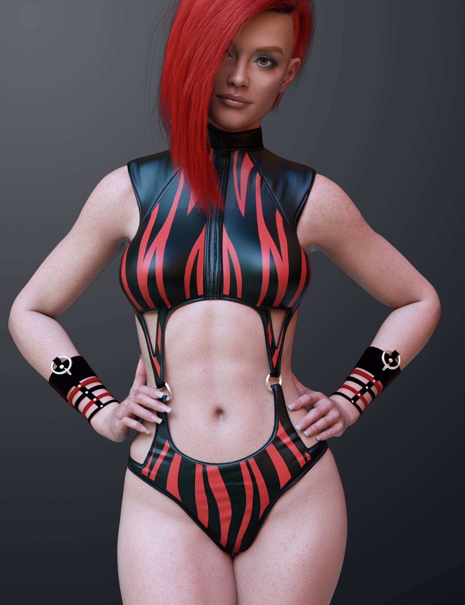 X Fashion Technical Bodysuit For Genesis Daz D