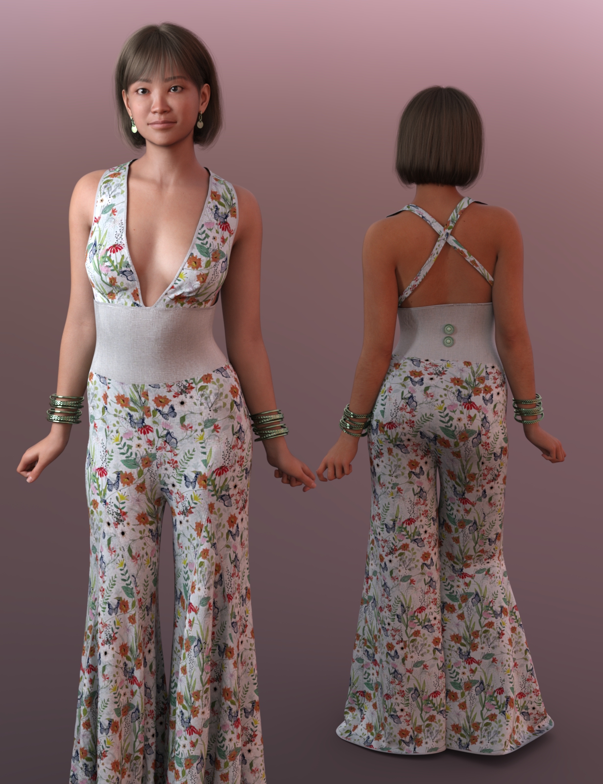 Versatility For Dforce Carmen Outfit For Genesis Daz D