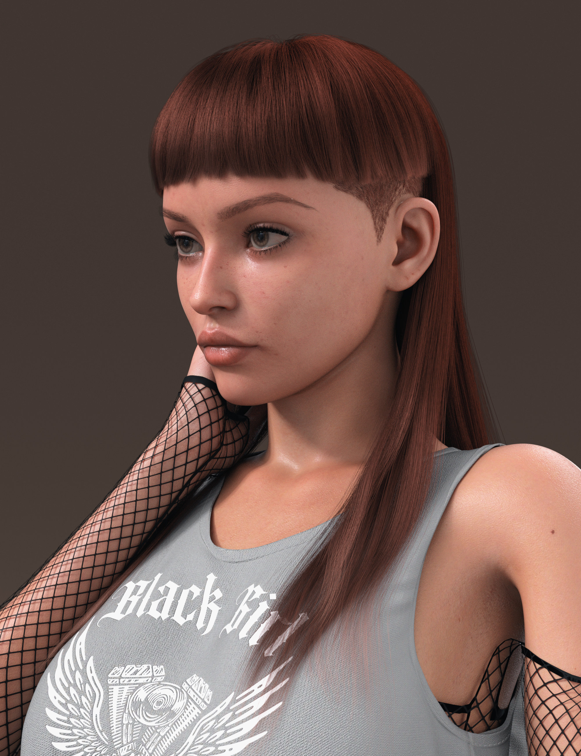 Dforce Ak Tyang Hair For Genesis Daz D