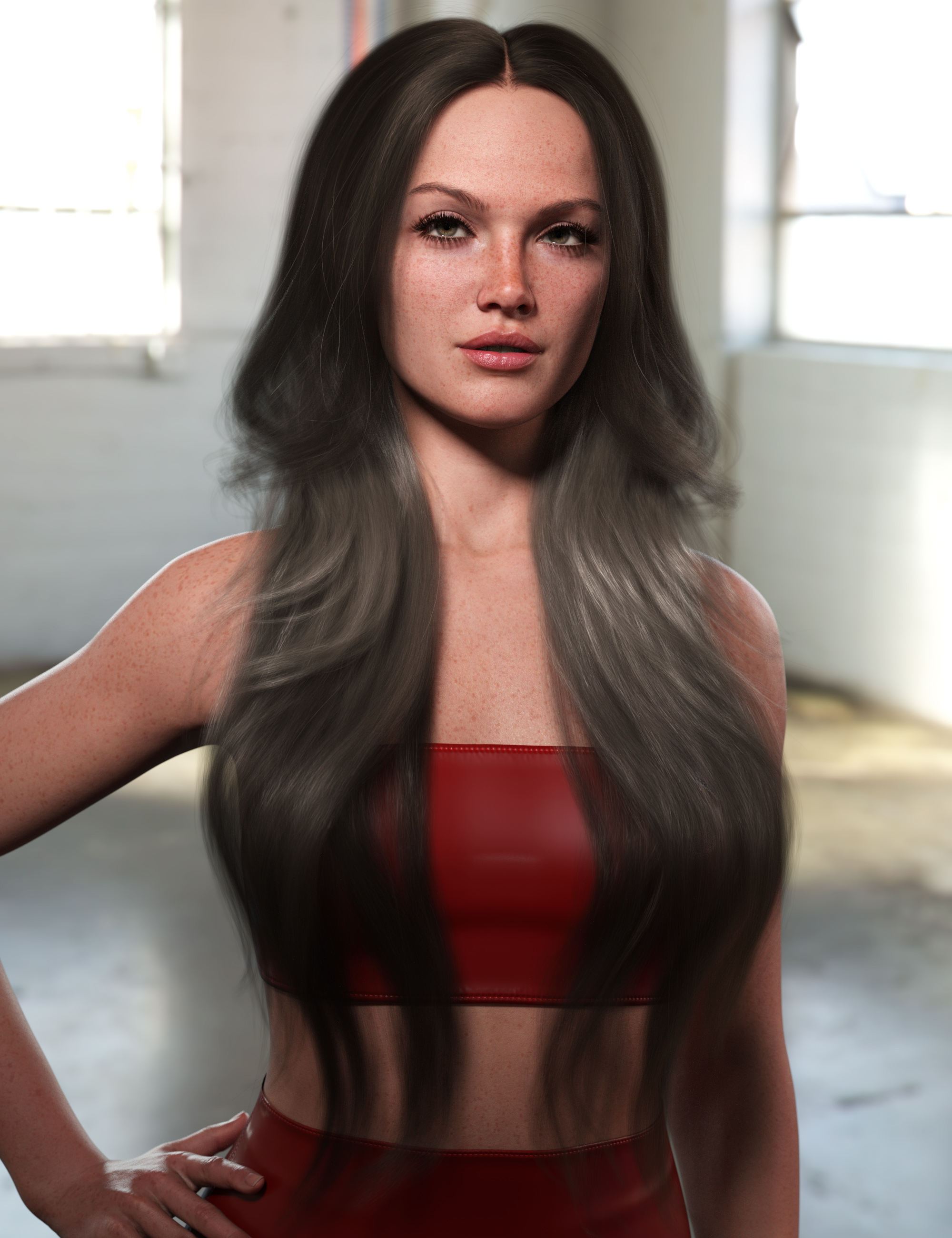 Very Long Layered Style Hair Color Expansion Daz D