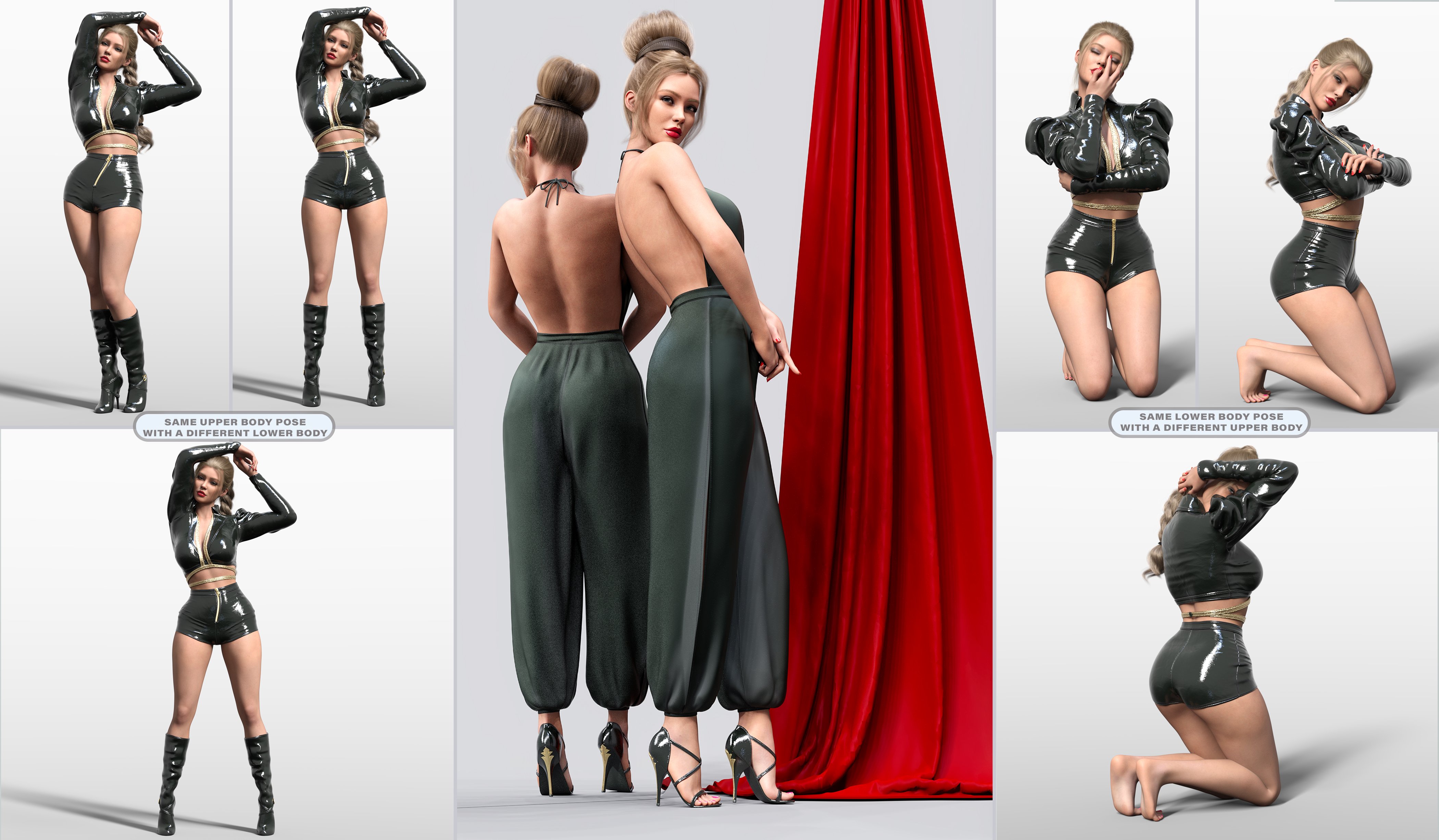 Z Dramatic Fashion Pose Mega Set For Genesis And Female Daz D