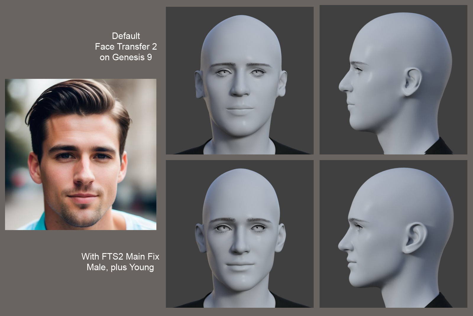 Face Transfer Shapes 2 For Genesis 9 Daz 3D