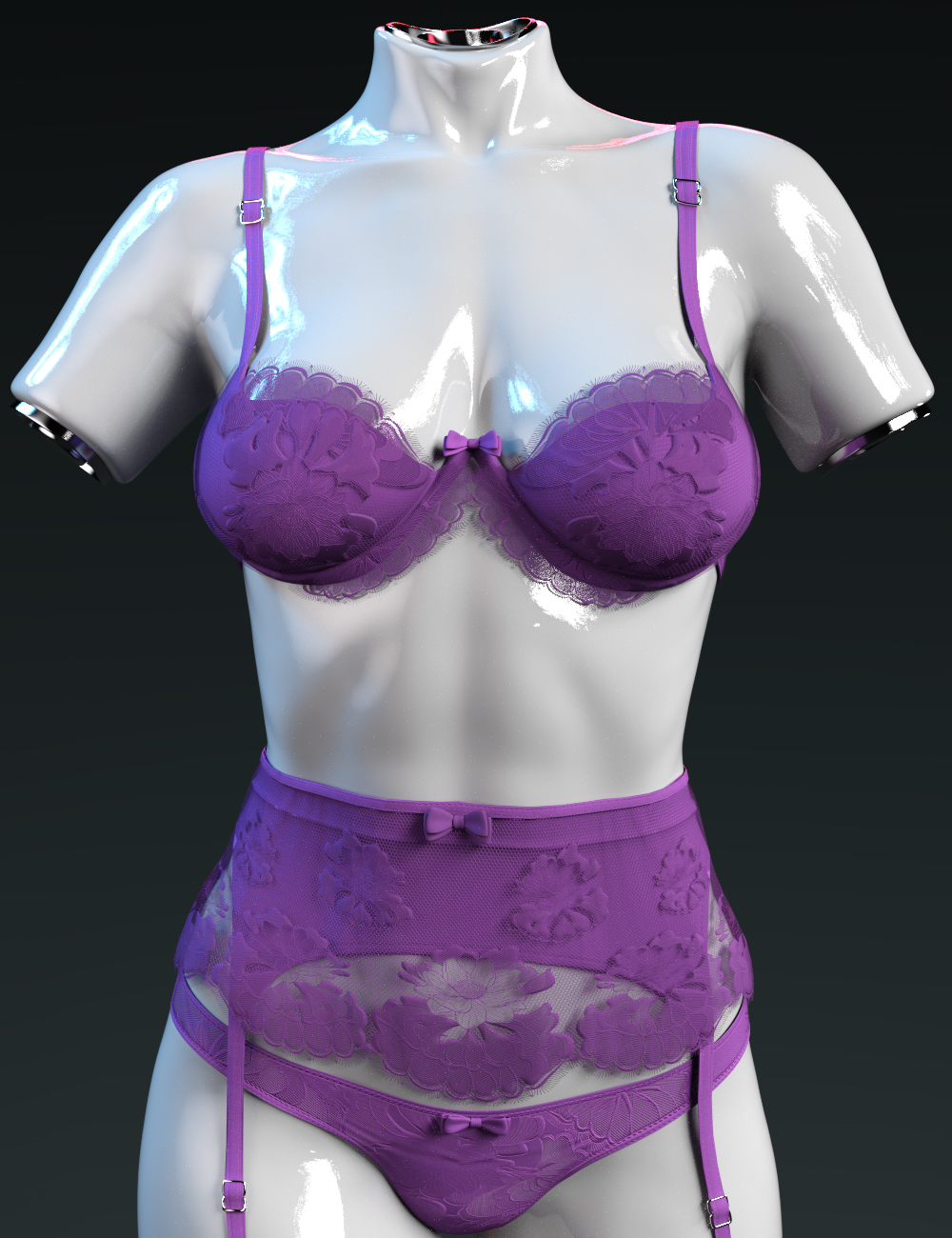 X Fashion Angelica Lingerie Set For Genesis 9 Daz 3D