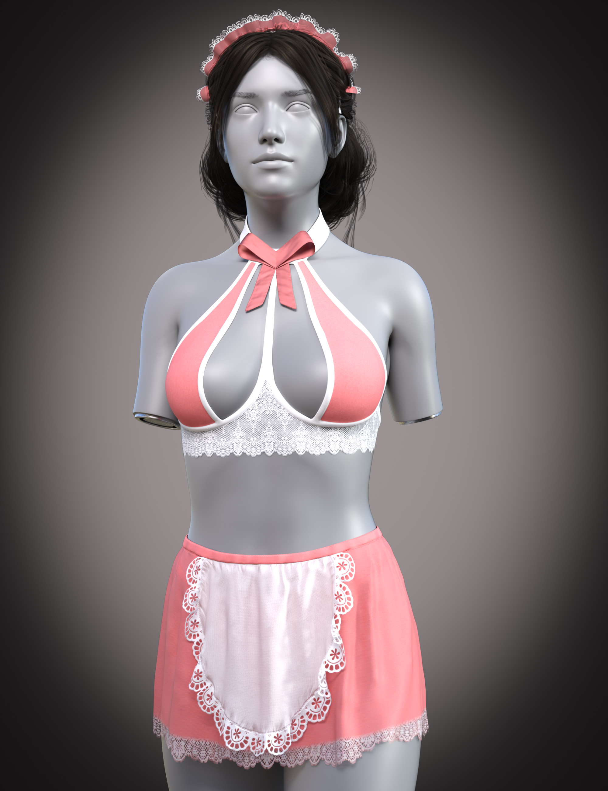 DForce AH Jia Maid Outfit For Genesis 9 8 And 8 1 Female Daz 3D