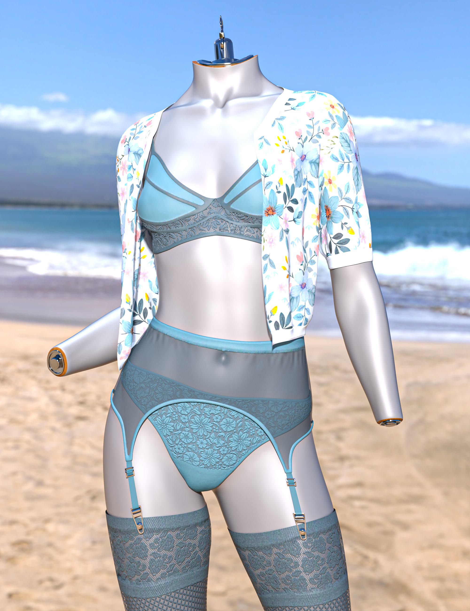 Ah Dforce Irina Lingerie Outfit For Genesis Daz D