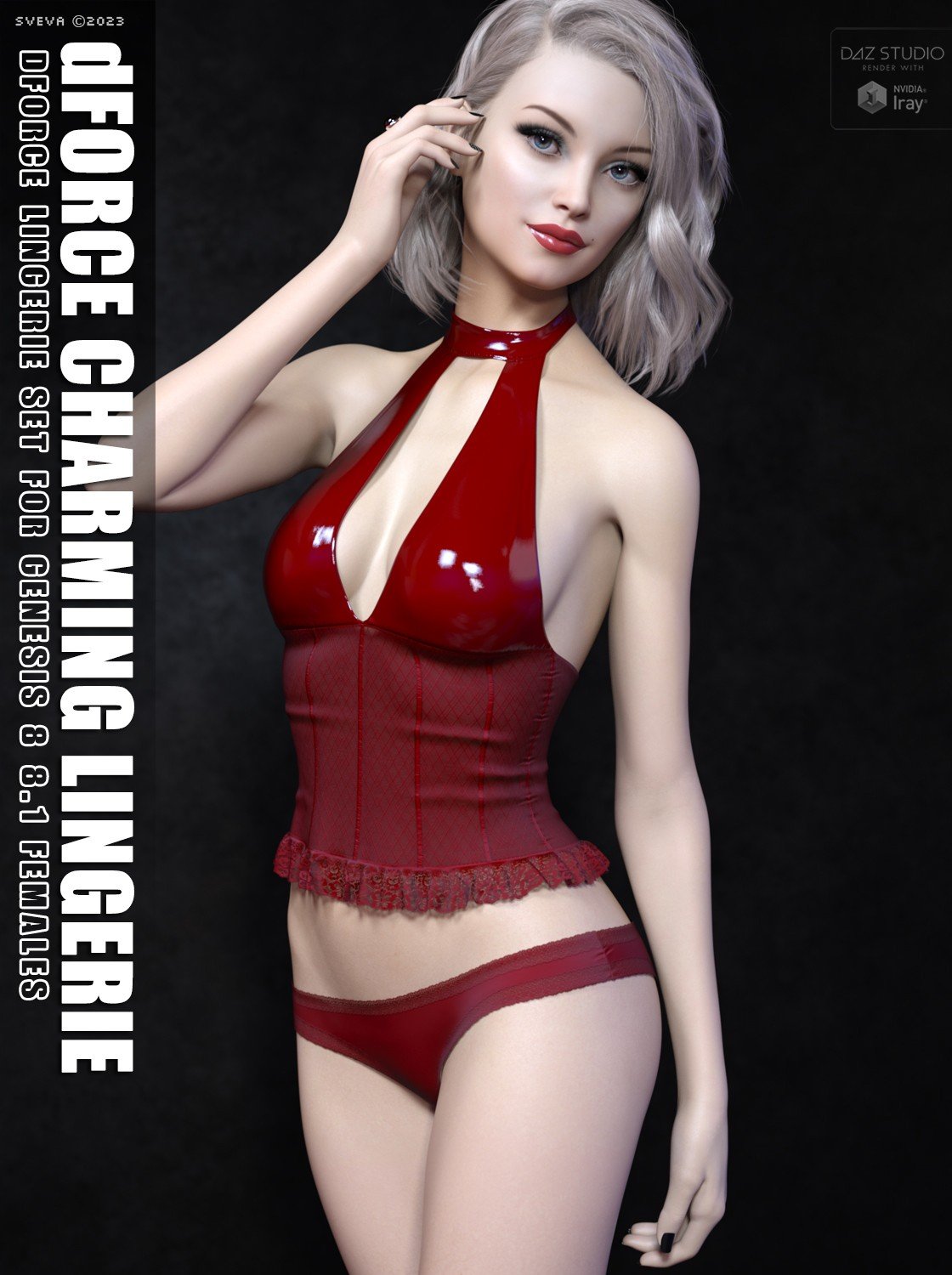 DForce Charming Lingerie G8G8 1F Daz 3D