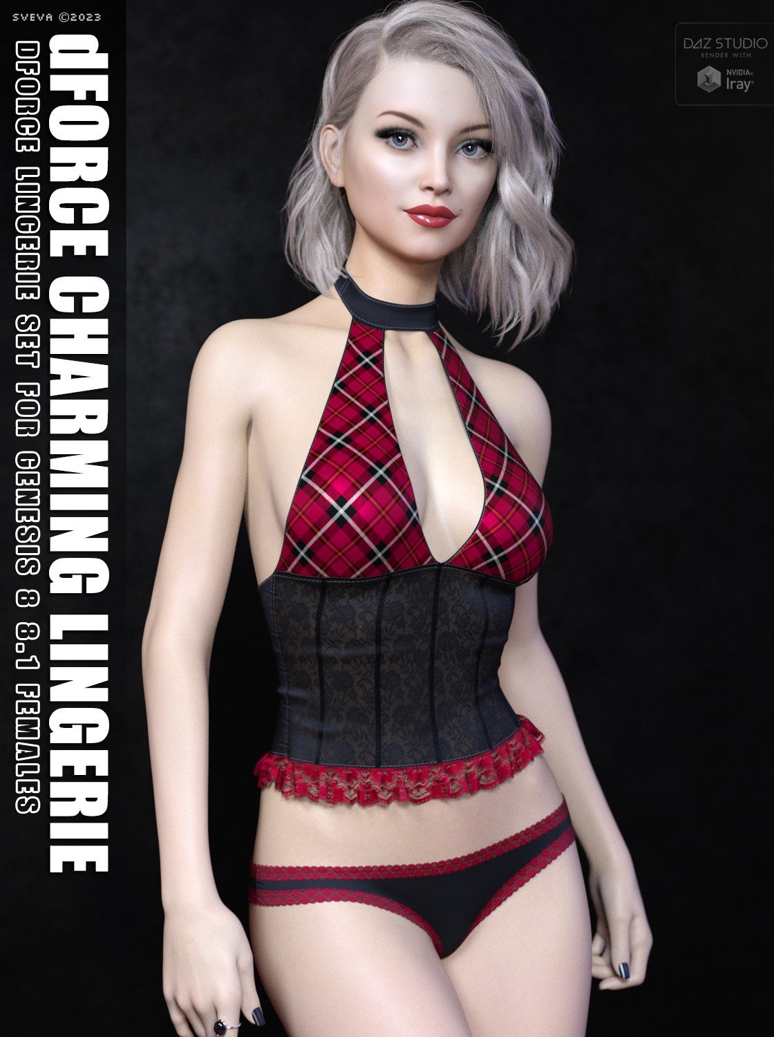 DForce Charming Lingerie G8G8 1F Daz 3D