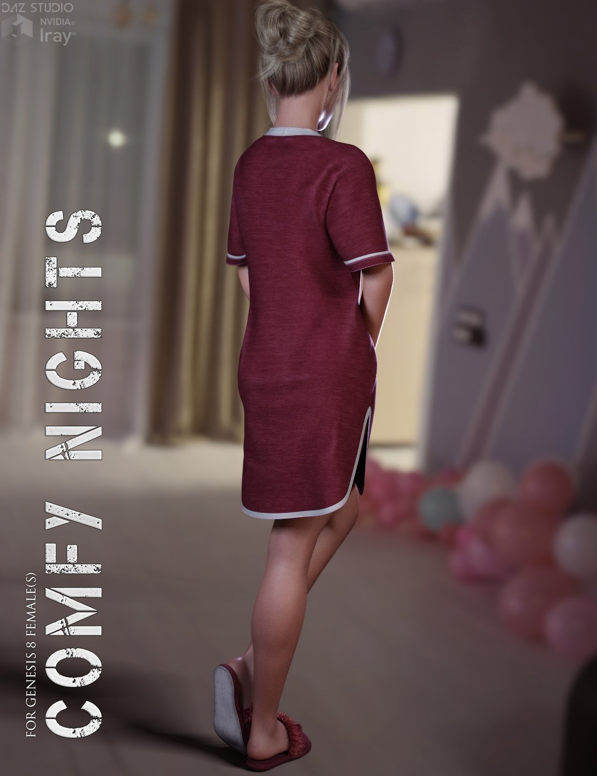 Dforce Comfy Nights For Genesis Females Daz D