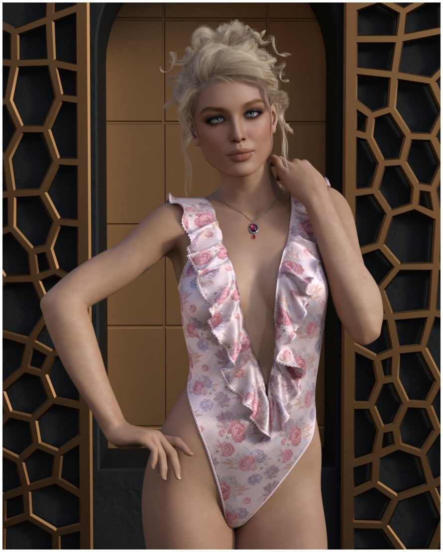 DForce Sweetheart Lingerie For G8F Daz 3D