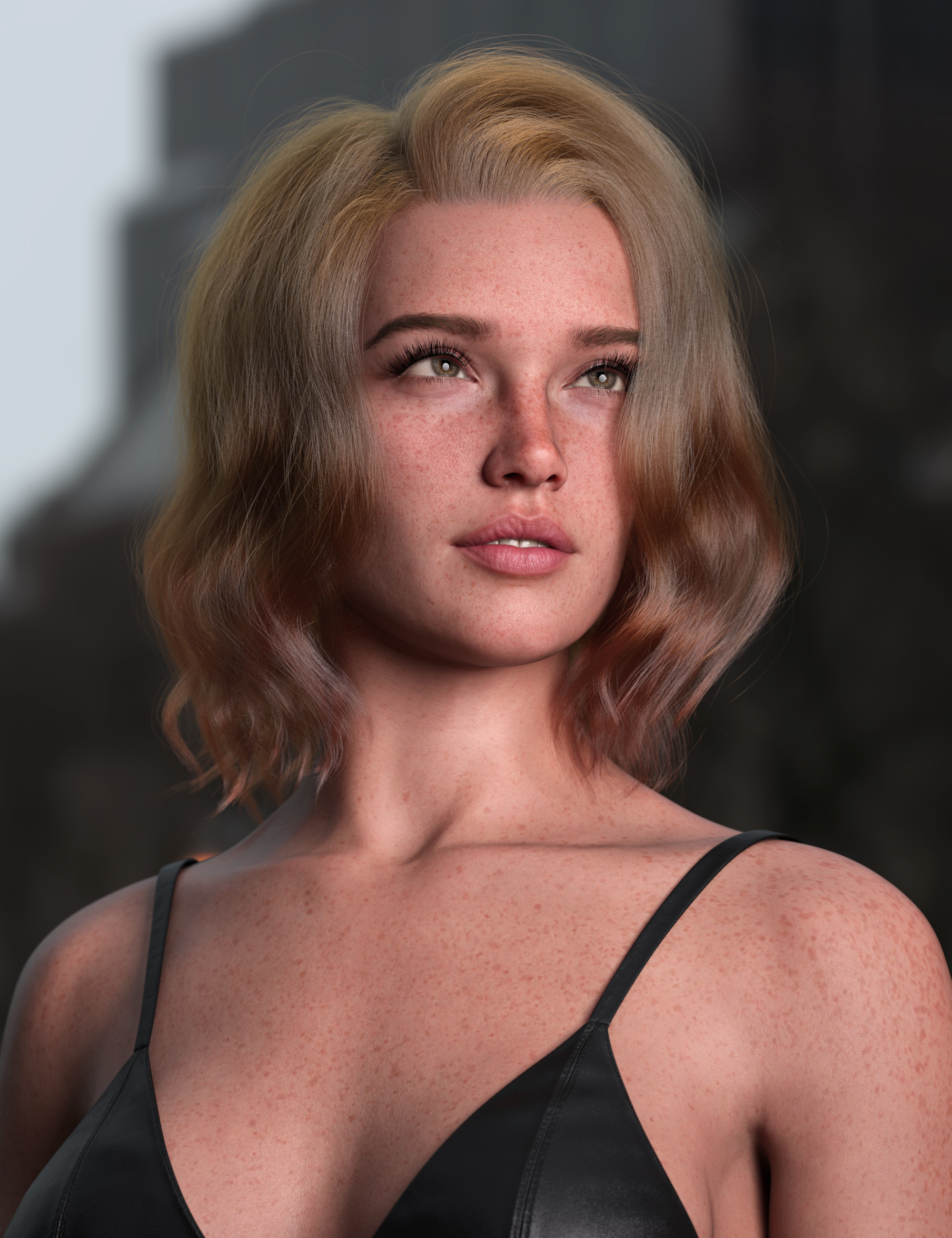 Dforce Strand Based Top Wave Long Bob Hair Color Expansion Daz D