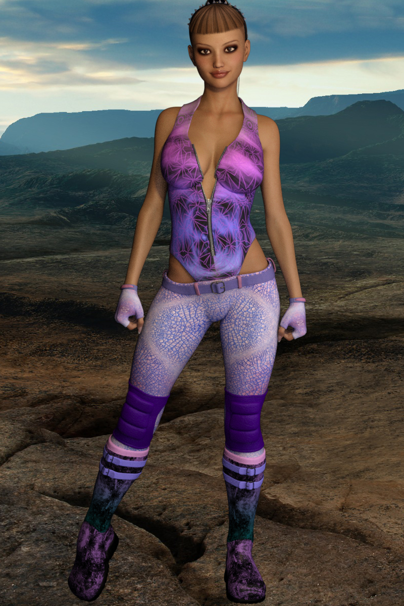 InStyle Exnem Action Girl 2 For G3 Daz 3D