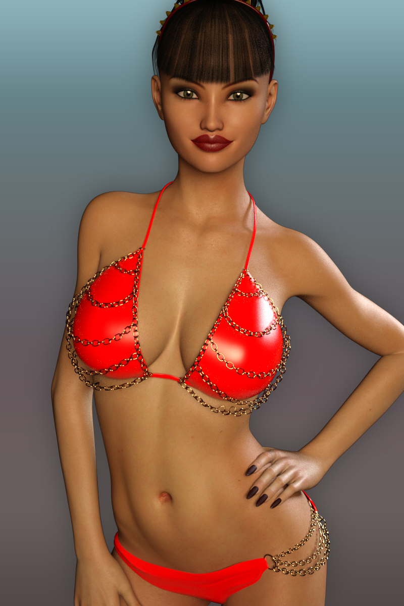 InStyle Fashion Bikini For Genesis 3 Female Daz 3D